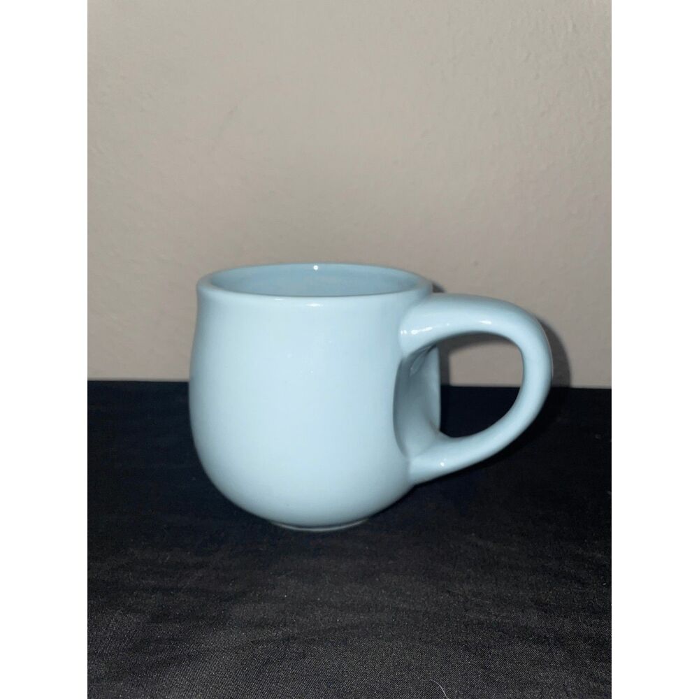 Starbucks 2005 Light Blue Ceramic Coffee Mug 16 oz Vintage